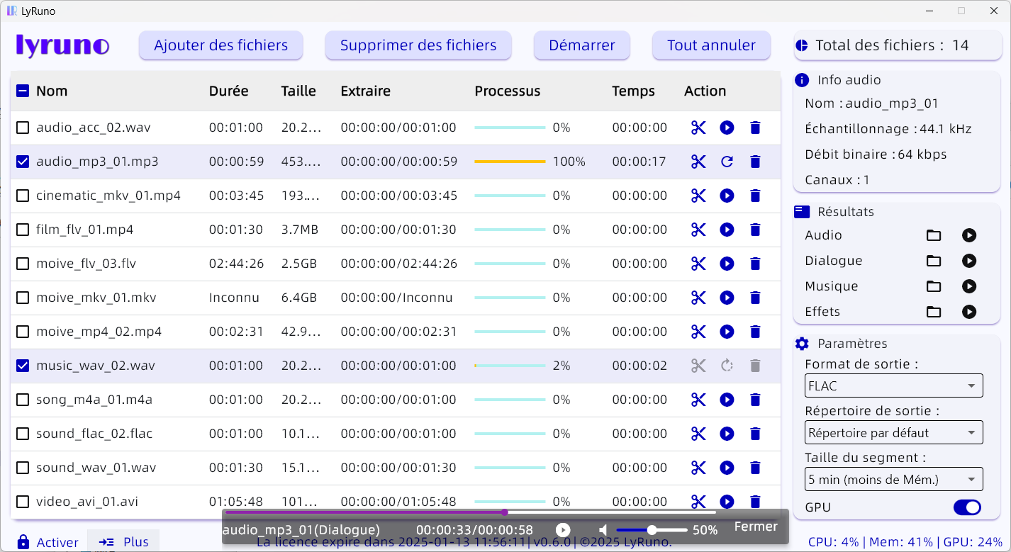 Page d'accueil LyRuno