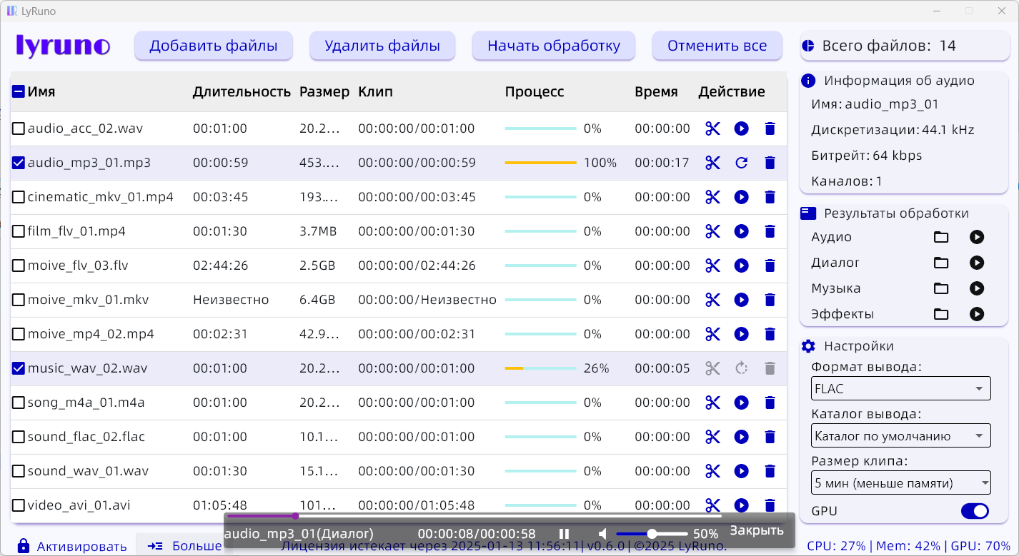 LyRuno Главная страница